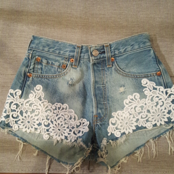 Forte Couture Jean Shorts - Picture 1 of 3